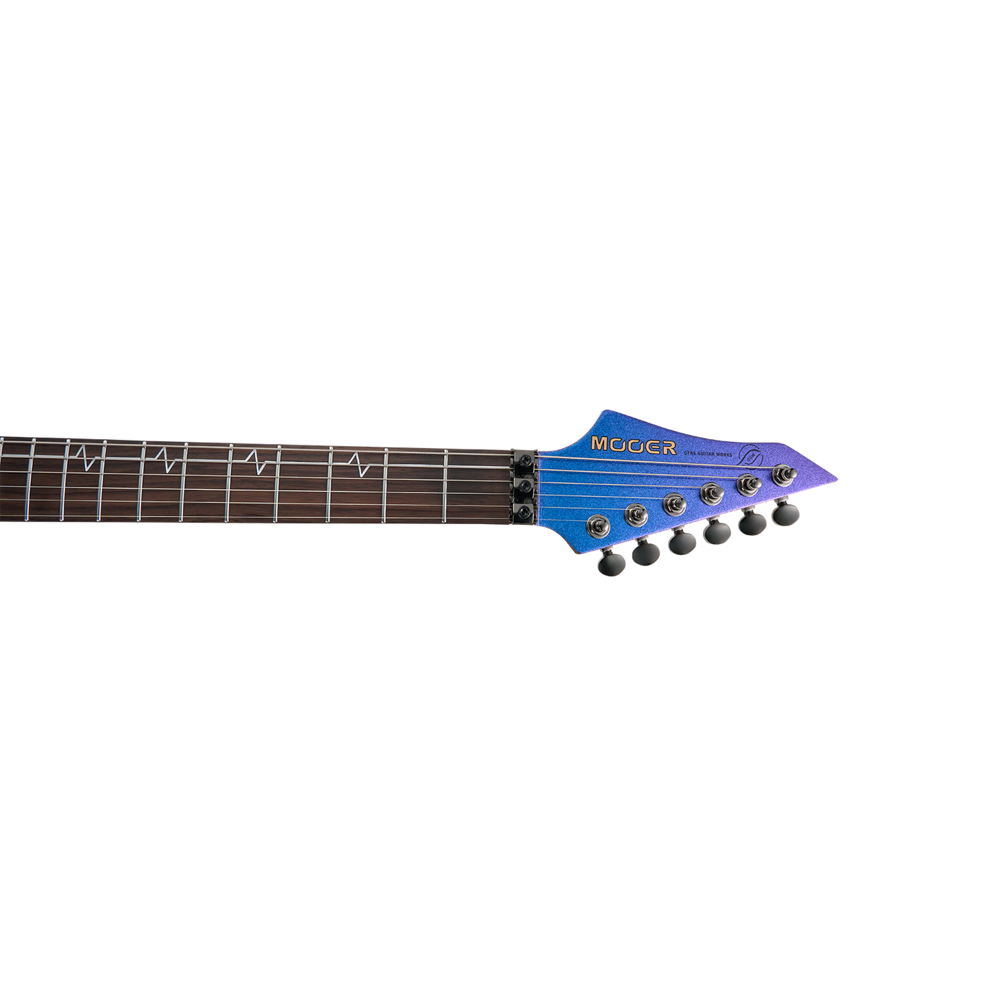MOOER MMT100 FR Electric Guitar Aurora Purple with Floyd Rose Tremolo and Locking Nut — view 6