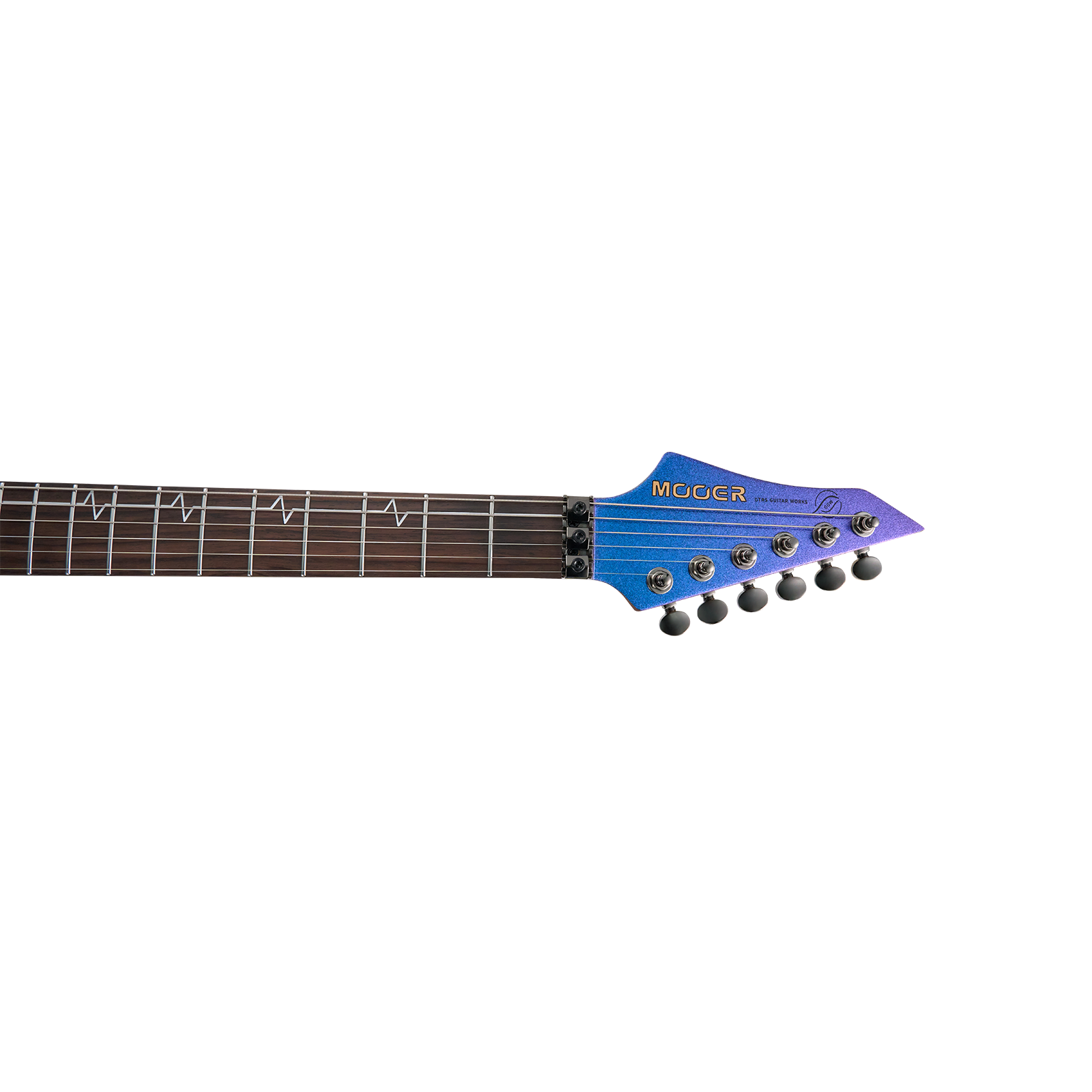 MOOER MMT100 FR Electric Guitar Aurora Purple with Floyd Rose Tremolo and Locking Nut — view 6