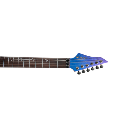 MOOER MMT100 FR Electric Guitar Aurora Purple with Floyd Rose Tremolo and Locking Nut — view 6