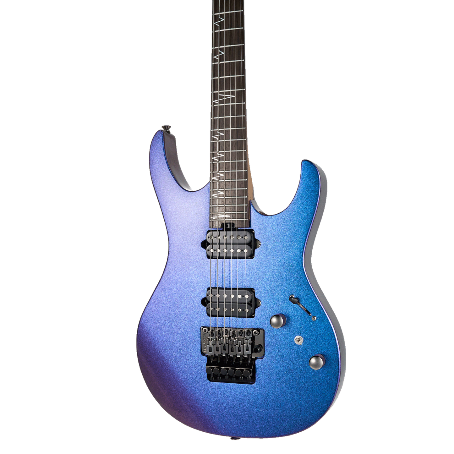 MOOER MMT100 FR Electric Guitar Aurora Purple with Floyd Rose Tremolo and Locking Nut — view 3
