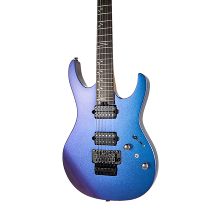 MOOER MMT100 FR Electric Guitar Aurora Purple with Floyd Rose Tremolo and Locking Nut — view 3