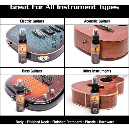 Music Nomad Guitar Detailer for Matte & Gloss Finishes - 120ml Cleaner & Polish with UV Protectants and Anti-Static Formula — view 3