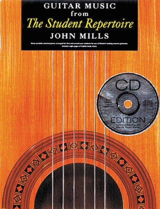 Guitar Music from the Student Repertoire BK/CD by John Mills - 64 Pages