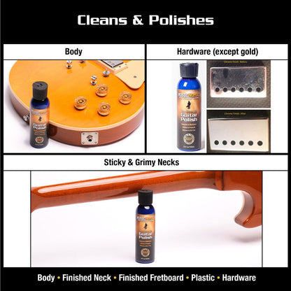 Music Nomad Pro Strength Guitar Polish - 120ml, Silicone Free, Restores Shine, Safe on Gloss Finishes, Removes Oxidation, Eco-Friendly PET Bottle — view 5