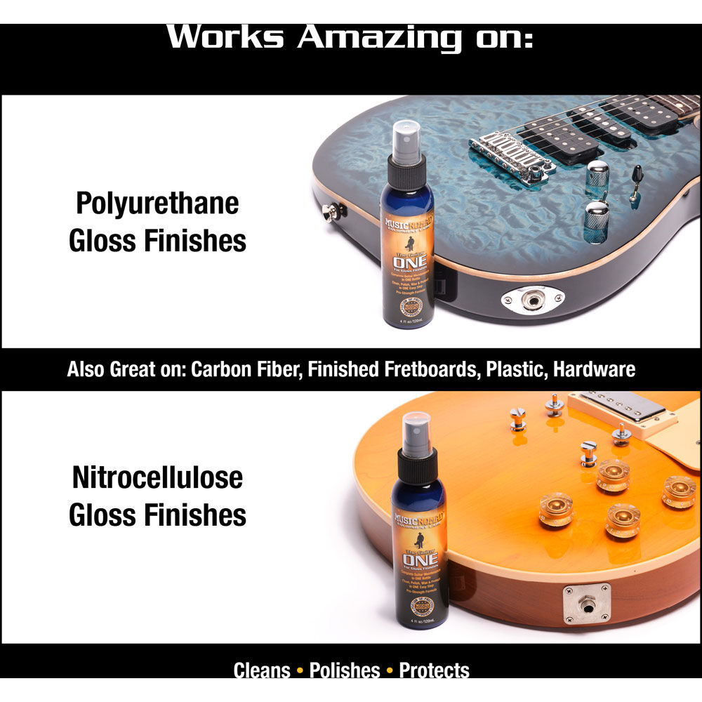 Music Nomad Guitar ONE All In One Cleaner, Polish & Wax - 120ml for Gloss Finishes — view 4