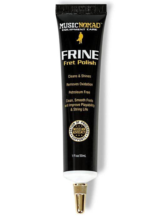 Music Nomad Frine Fret Polish 30ml - Cleans, Shines & Removes Oxidation, Safe for All Metal Fret Wire, Improves Playability & String Life