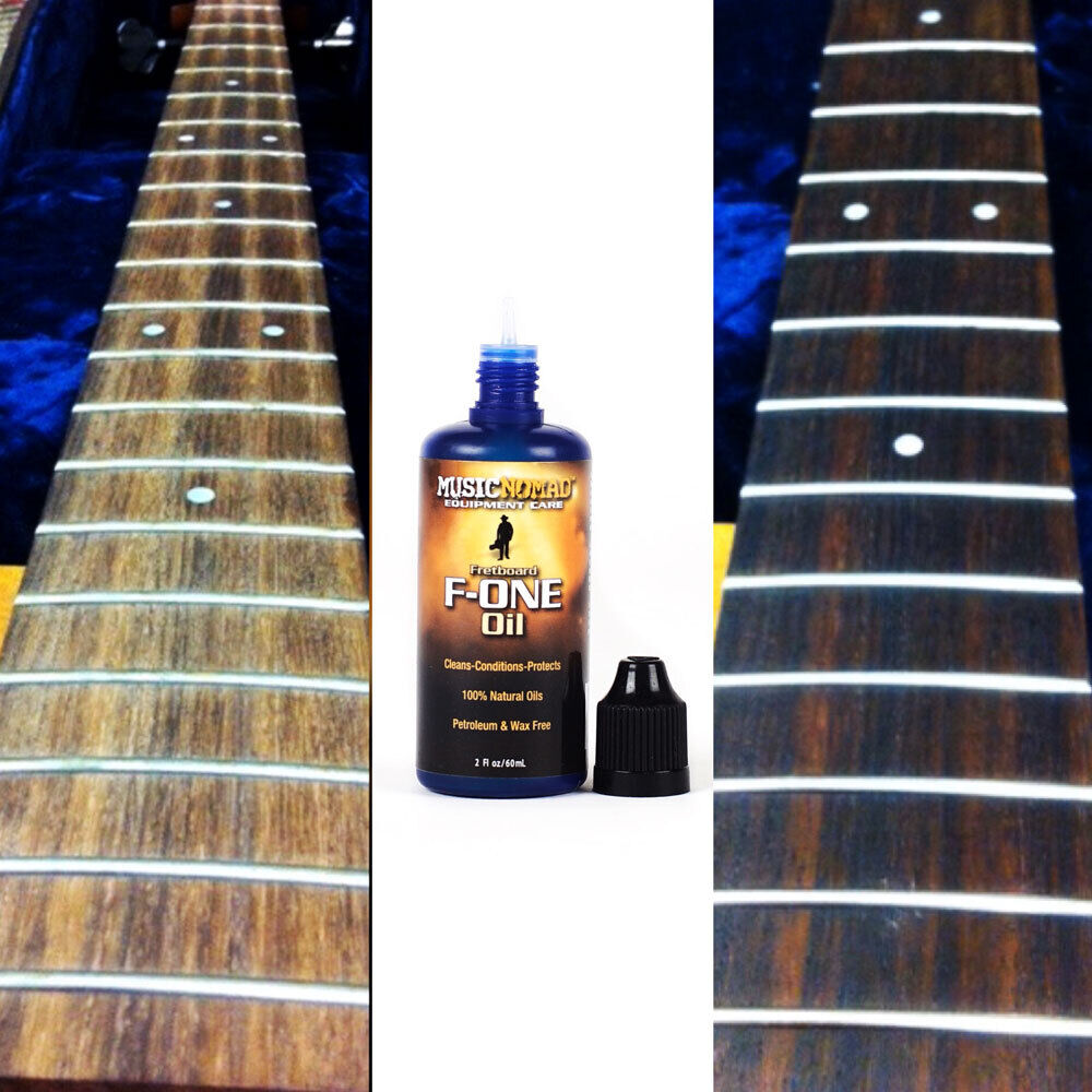 Music Nomad F-ONE Oil Fretboard Cleaner & Conditioner 60ml - Natural Oils, Lemon Oil Free, Cleans & Conditions, Safe for Unfinished Wood — view 4