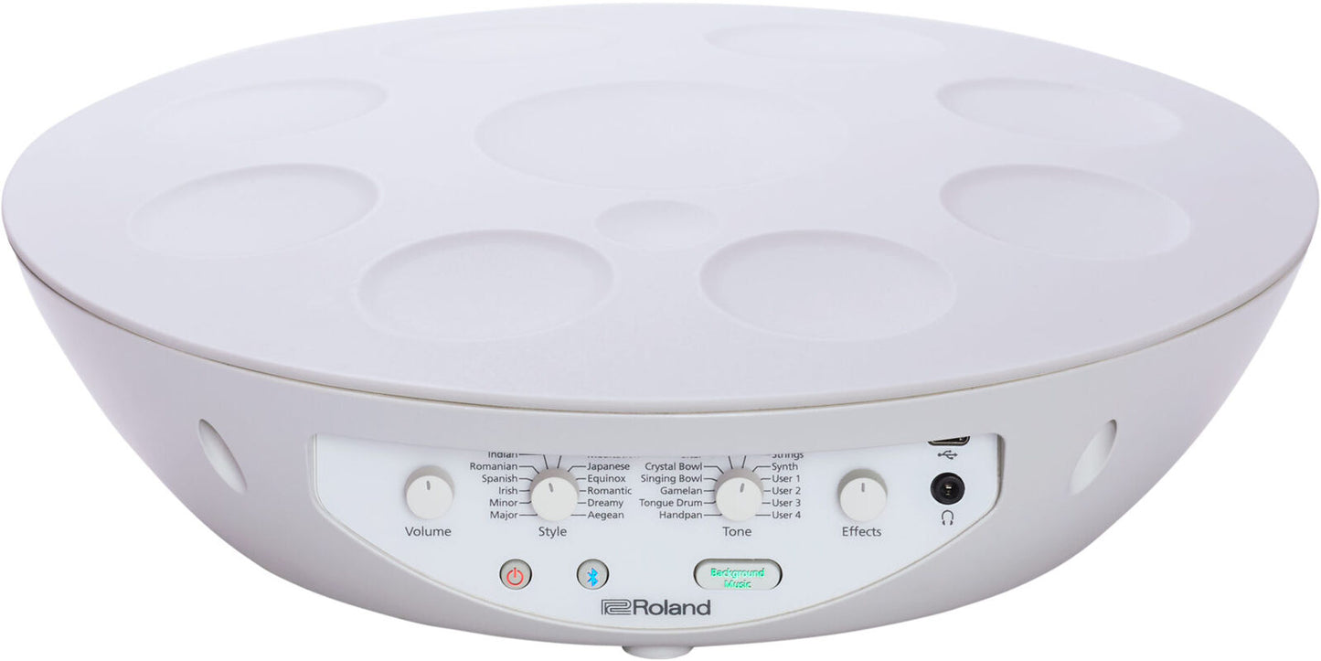 ROLAND MN-10 Mood Pan - Electronic Handpan Percussion Instrument for Intuitive Play and Serene Sonic Textures — view 2