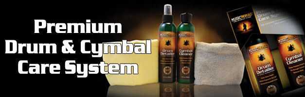 Music Nomad Premium Drum and Cymbal Care Kit 4-Piece with Cleaners, Polishes, and Microfiber Towels — view 3