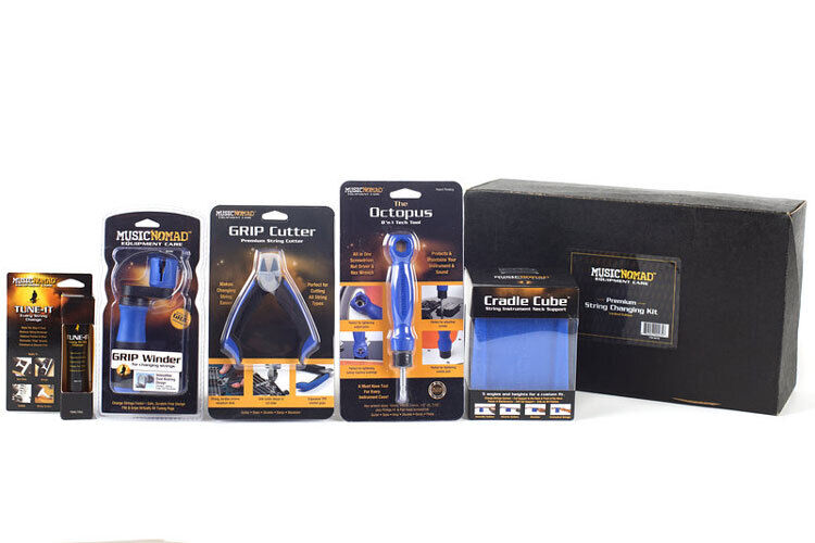 Music Nomad Premium 5-Piece String Changing Kit with Cradle Cube, Cutters, Winder, TUNE-IT, and Tech Tool — view 2