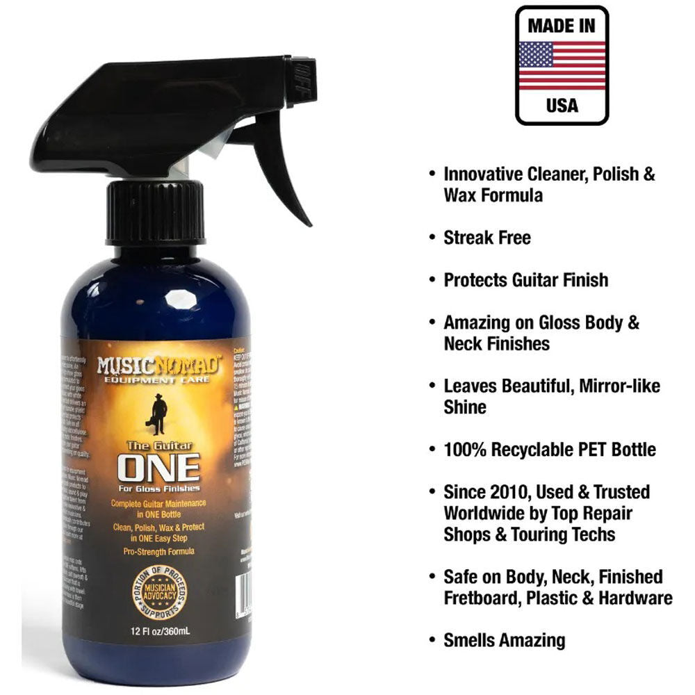 Music Nomad The Guitar One All-in-One Cleaner, Polish & Wax - 360ml — view 2