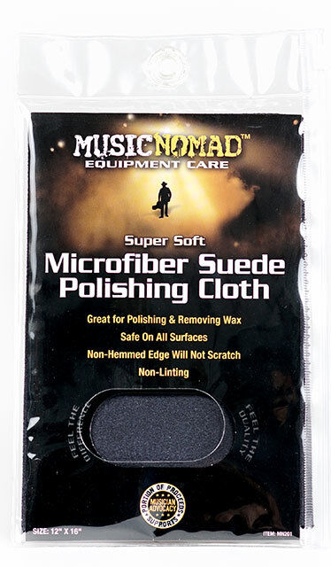 Music Nomad Microfiber Suede Polishing Cloth for Instrument Care
