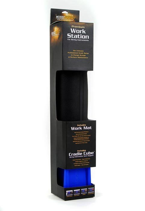 Music Nomad Premium Work Station with Neck Support and Work Mat for String Instruments