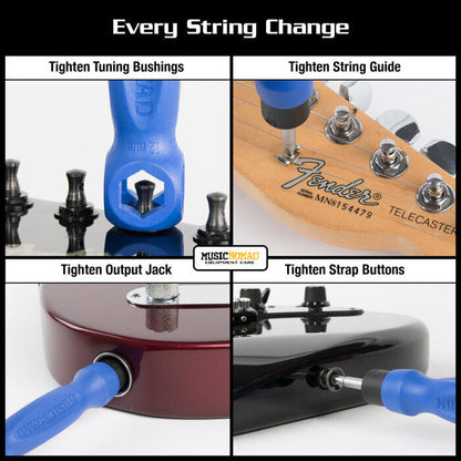 Music Nomad 6-Piece String Change Tool Kit for Acoustic, Electric & Bass Guitars — view 6