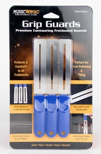 Music Nomad Premium Fretboard Grip Guards - Set of 3 for Small, Medium & Jumbo Fret Slot Sizes — view 2