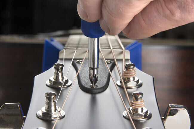 Music Nomad 1/4" Truss Rod Wrench with Magnetized Screwdriver and Protective Bumper — view 3