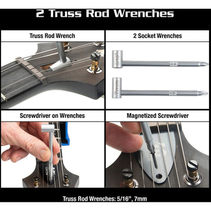 Music Nomad PRS Guitars 18-Piece Tool Kit for Guitar Repair and Maintenance — view 6