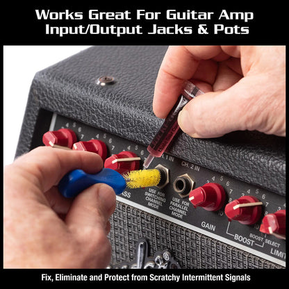Music Nomad JackPot Contact Cleaner with Deoxit® & Cleaning Brush (2-Piece) for Guitars, Amps, Pedals, and Music Gear — view 5