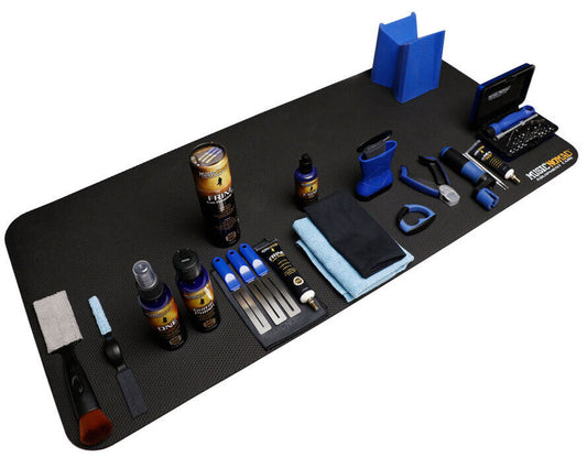 Music Nomad Ultimate Home Work Station with 26pc Guitar Tech Tool Set and Premium Cleaning Products