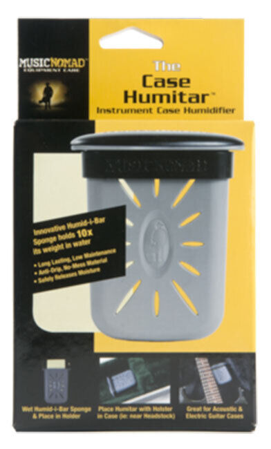 Music Nomad Humitar Instrument Case Humidifier for Guitars, Cellos, Mandolins - Low Maintenance, Reusable Sponge, Anti-Drip Design
