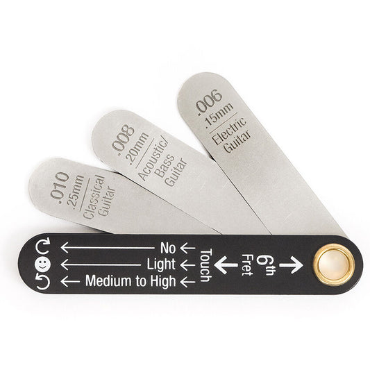 Music Nomad Precision Truss Rod Gauge with Pick Capo for Guitars
