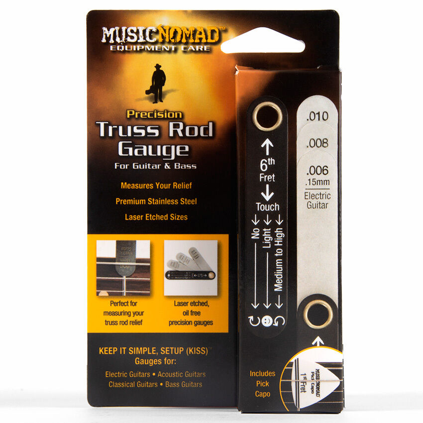 Music Nomad Precision Truss Rod Gauge with Pick Capo for Guitars — view 2