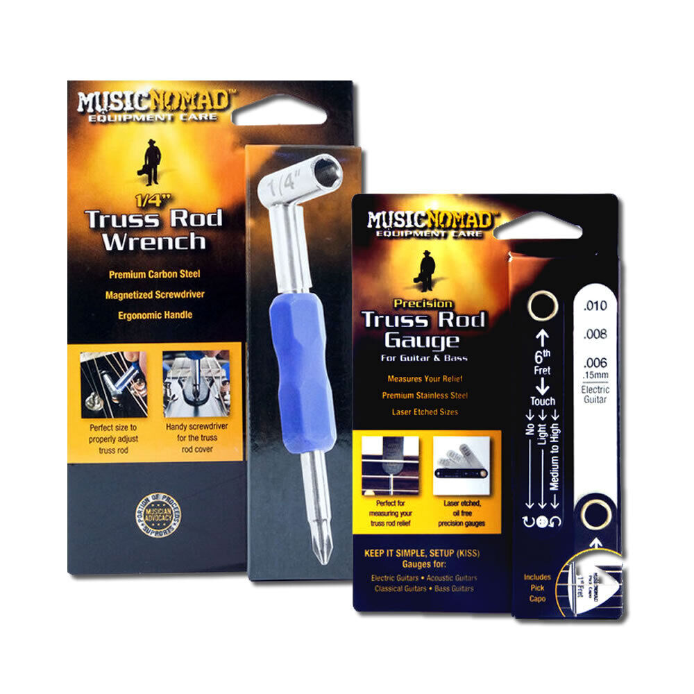 Music Nomad Truss Rod Neck Relief Measure & Adjust Kit for Taylor Guitars — view 2