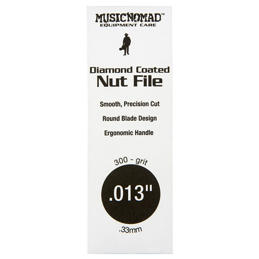 Music Nomad .013" Diamond Coated Nut File with Ergonomic Handle — view 2