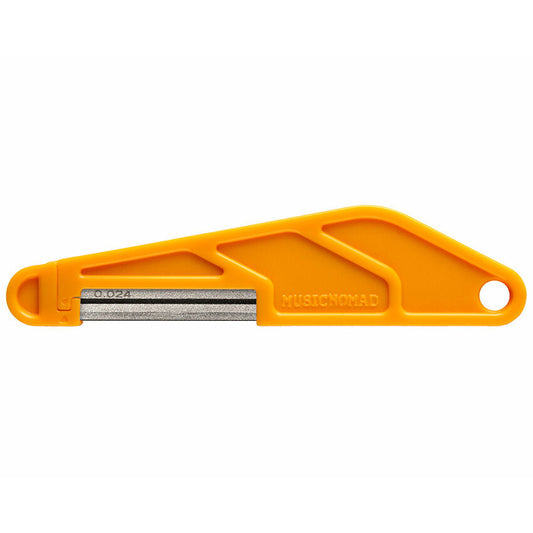 Music Nomad Diamond Coated .024" Nut File with Ergonomic Handle and Laser Engraved Size