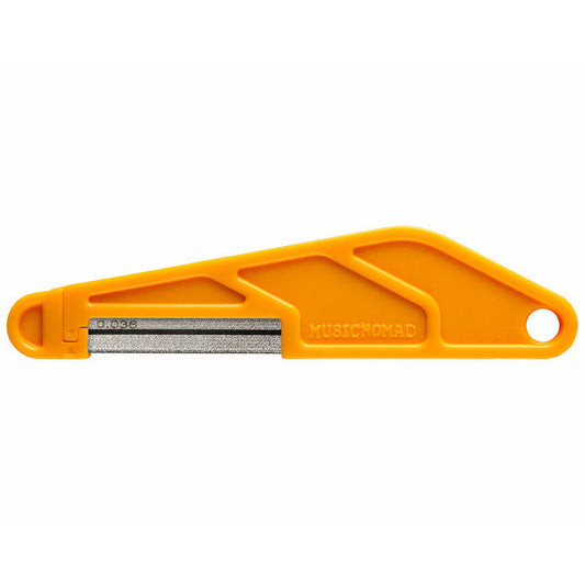 Music Nomad Diamond Coated .036" Nut File with Ergonomic Handle and 150 Grit