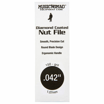 Music Nomad .042" Diamond Coated Nut File with Ergonomic Handle — view 2