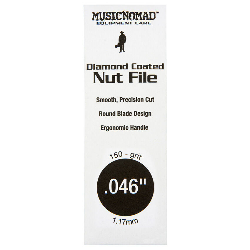 Music Nomad .046" Diamond Coated Nut File - Precision Cutting Tool for Guitars and Basses — view 2