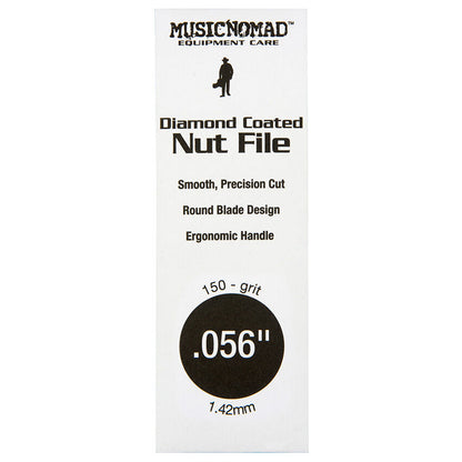 Music Nomad .056" Diamond Coated Nut File - Precision Cutting Tool for Guitar Maintenance — view 2