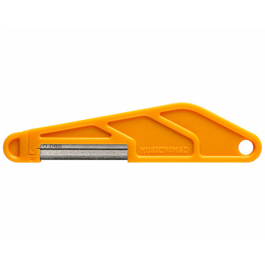 Music Nomad Diamond Coated 0.085" Nut File with Ergonomic Handle and Precision Blade Design