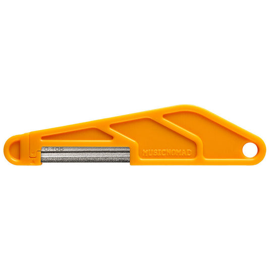 Music Nomad .105" Diamond Coated Nut File - Repair/Maintenance Tool with Ergonomic Handle and Precision Blade Design