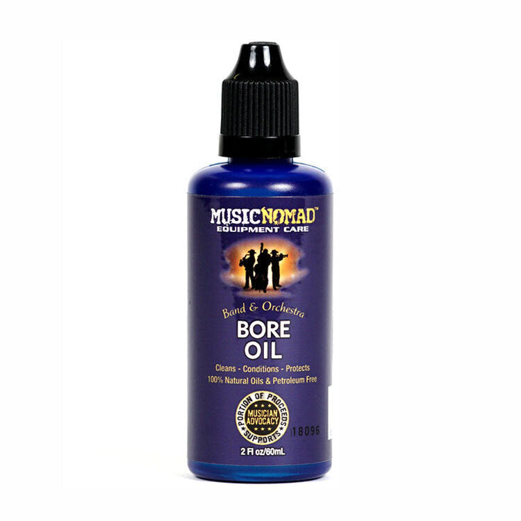 Music Nomad Bore Oil Cleaner & Conditioner 60ml - Natural Organic Oils for Wooden Instruments