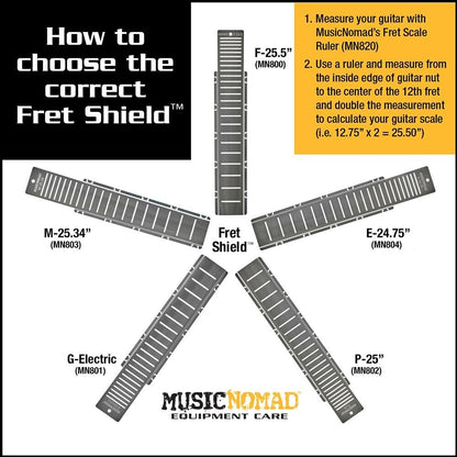 Music Nomad Fret Shield Fretboard Protector for Gibson Electric Guitar Fret Scale — view 6