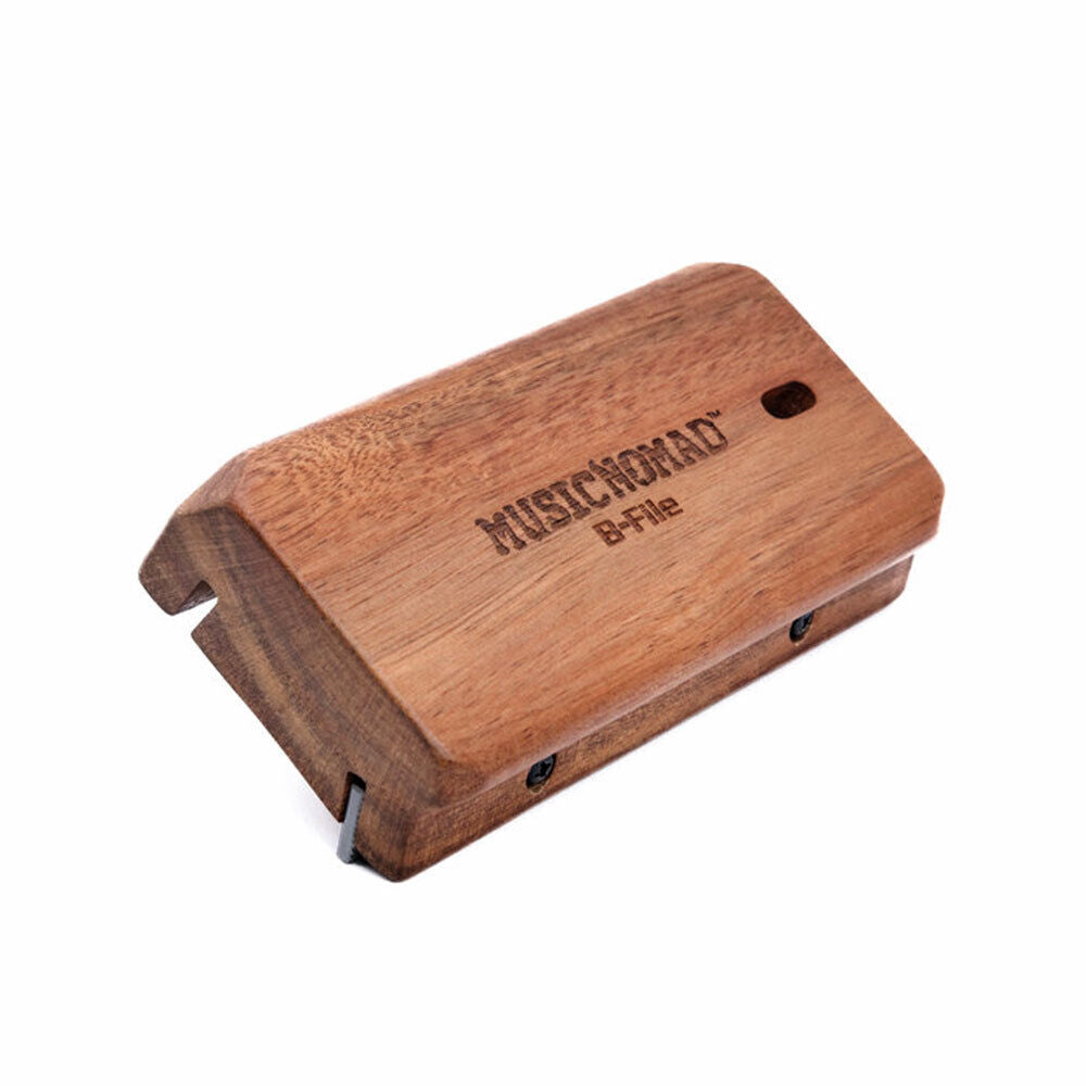 Music Nomad Fret Beveling File B-File with Ergonomic Handle and Adjustable High Carbon-Steel File