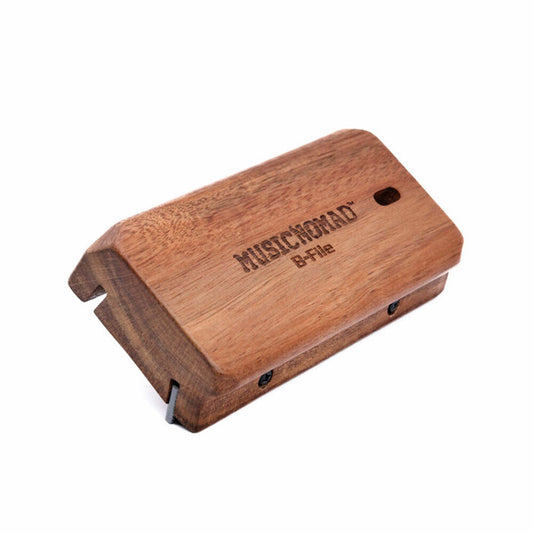 Music Nomad Fret Beveling File B-File with Ergonomic Handle and Adjustable High Carbon-Steel File