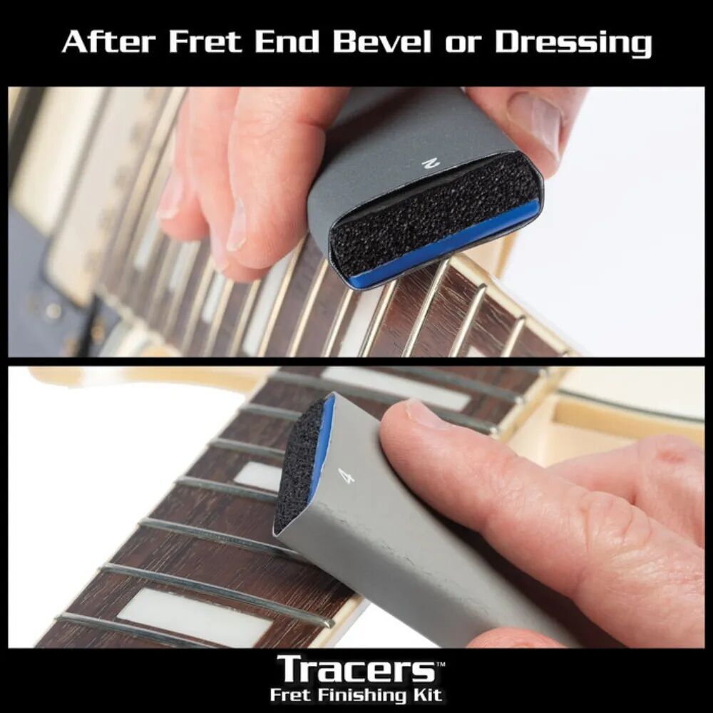Music Nomad Tracers Fret Finishing Kit - 6-Piece Repair Tools for Polishing Frets with Custom Micro-Mesh® Loops and Comfortable Handles — view 5