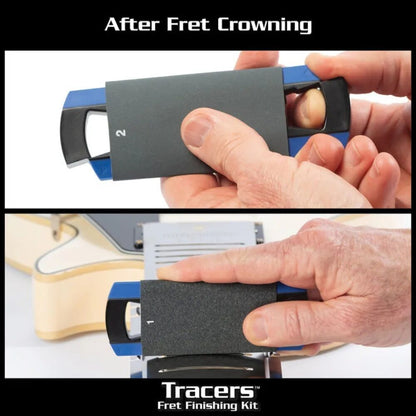 Music Nomad Tracers Fret Finishing Kit - 6-Piece Repair Tools for Polishing Frets with Custom Micro-Mesh® Loops and Comfortable Handles — view 4