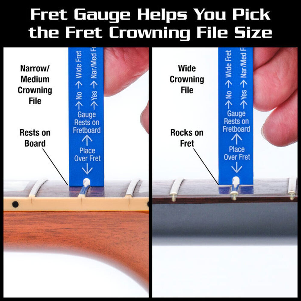 Music Nomad Fret Rocker+ and Precision Fret Gauge Kit for Guitar Maintenance — view 6