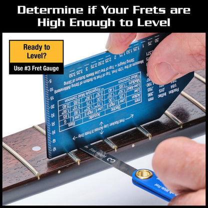 Music Nomad Fret Rocker+ and Precision Fret Gauge Kit for Guitar Maintenance — view 5