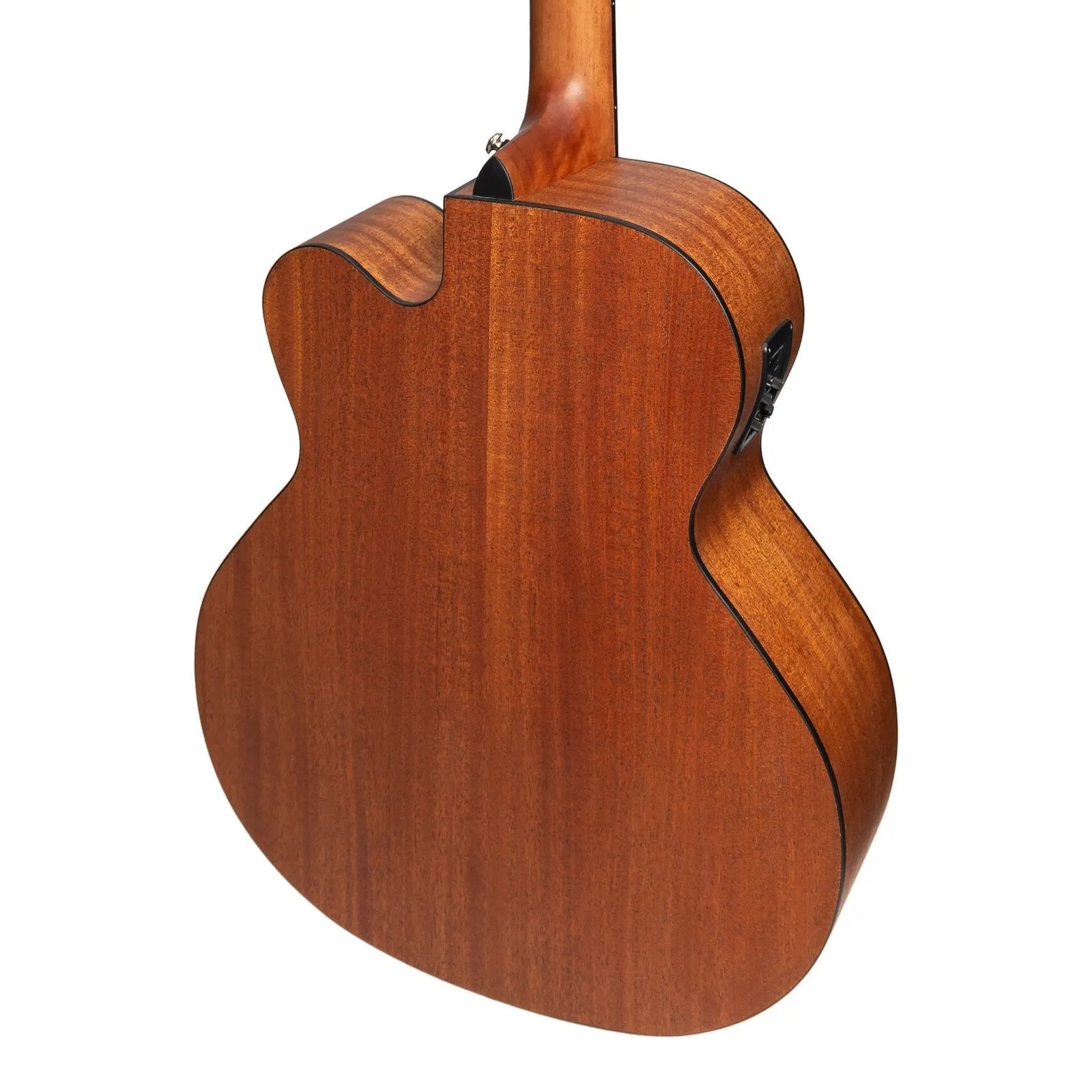 Martinez Natural Series Solid Spruce Top Acoustic-Electric Cutaway Bass Guitar MNBC-15S-SOP Open Pore Natural 4 Strings — view 5
