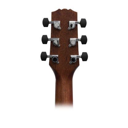 Martinez MND-15-MOP Natural Series Mahogany Top Dreadnought Acoustic Guitar Open Pore — view 5