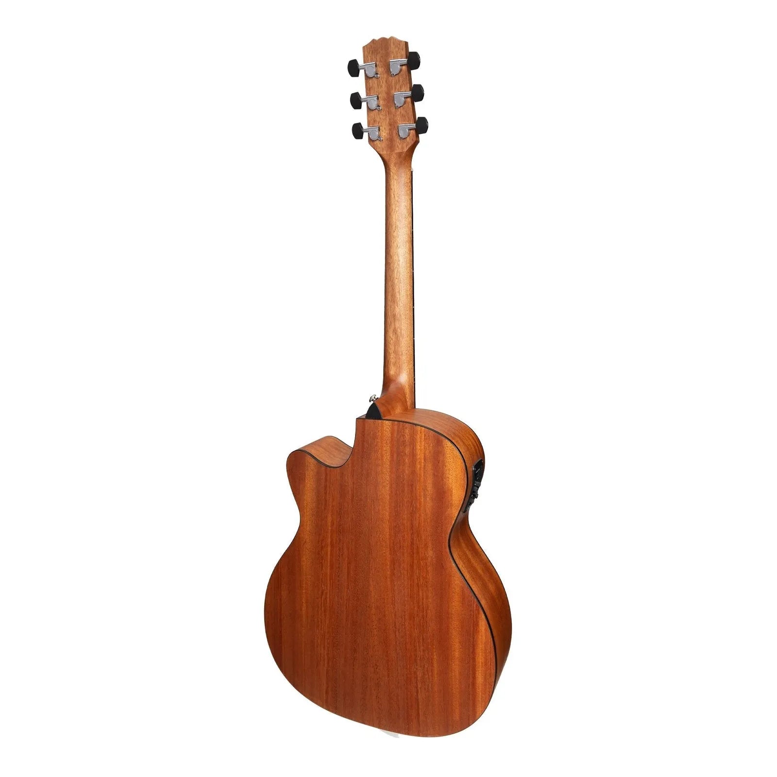 Martinez MNFC-15-SOP Natural Series Spruce Top Acoustic-Electric Small Body Cutaway Guitar Open Pore — view 2