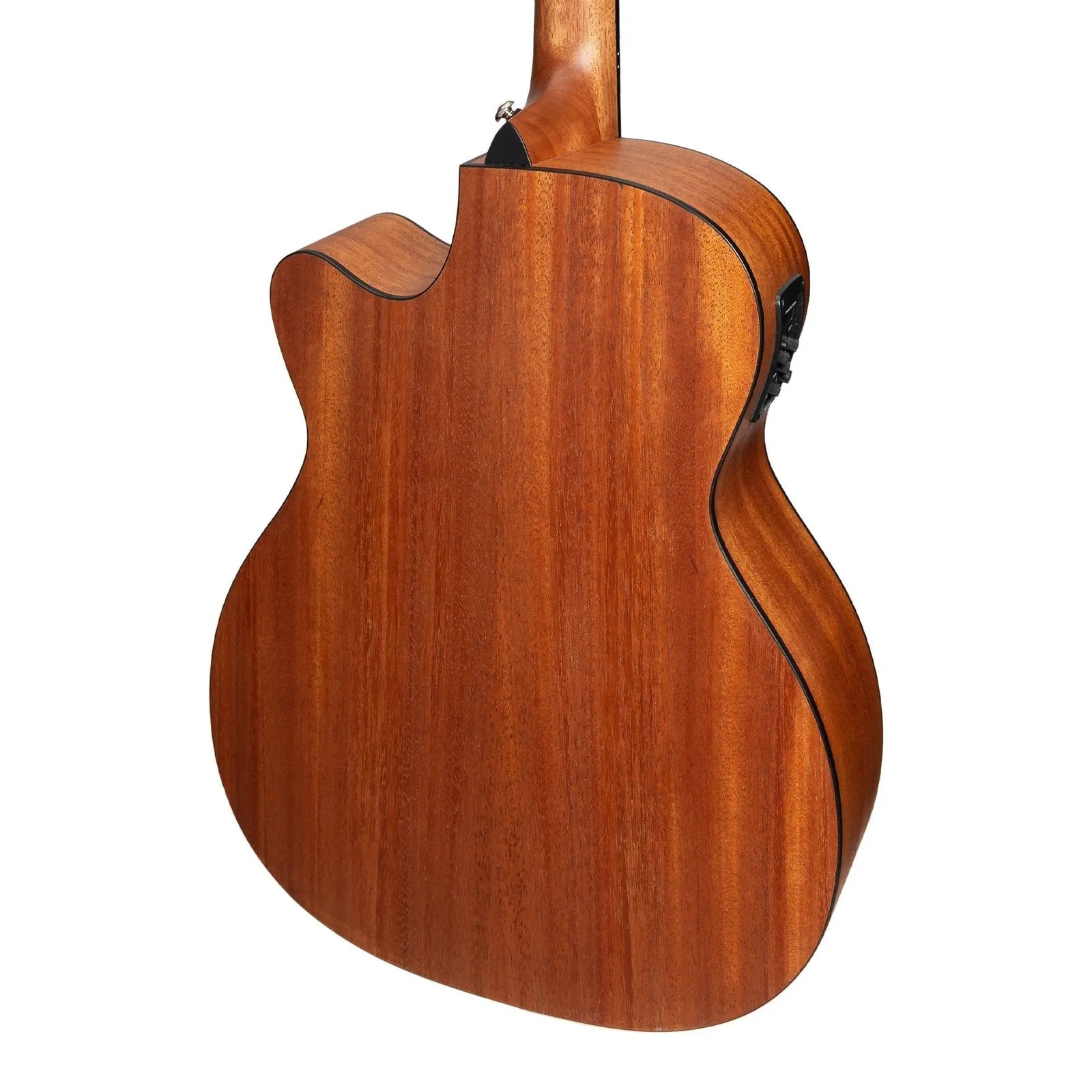 Martinez MNFC-15-SOP Natural Series Spruce Top Acoustic-Electric Small Body Cutaway Guitar Open Pore — view 5