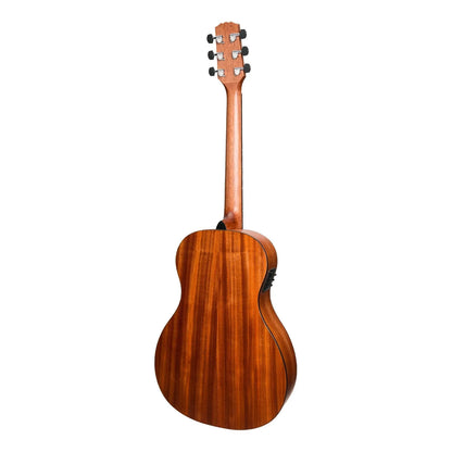 Martinez MNPL-15-SOP Natural Series Spruce Top Acoustic-Electric Parlour Guitar Open Pore — view 2
