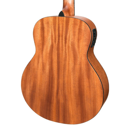 Martinez MNS-15-SOP Natural Series Spruce Top Acoustic-Electric Mini Guitar Open Pore — view 5