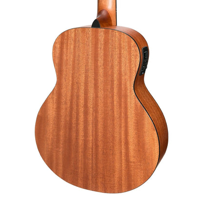 Martinez MNS-1512-MOP Natural Series Mahogany Top 12-String Acoustic-Electric Mini Guitar — view 5